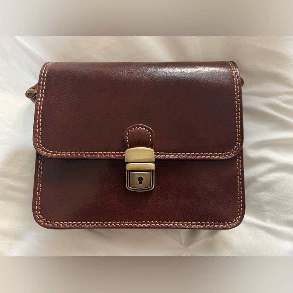 Italian Leather crossbody Bag